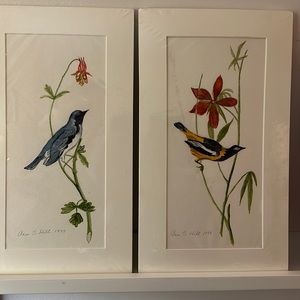 Watercolors (2) by Tennessee artist Ann S. Hill